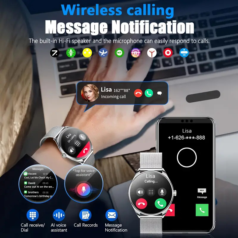 2026 New Ultra Thin Smart Watc - огляд і ціна Watches Ladies Smartwatch