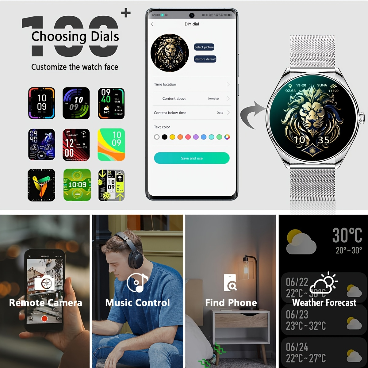 2026 New Ultra Thin Smart Watc - огляд і ціна Watches Ladies Smartwatch