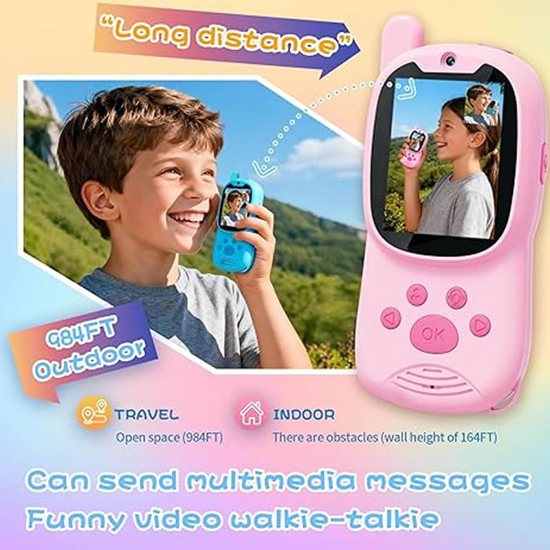 Walkie Talkies Cute 2Pack Rech - огляд і ціна Smartwatch Watches For Girls