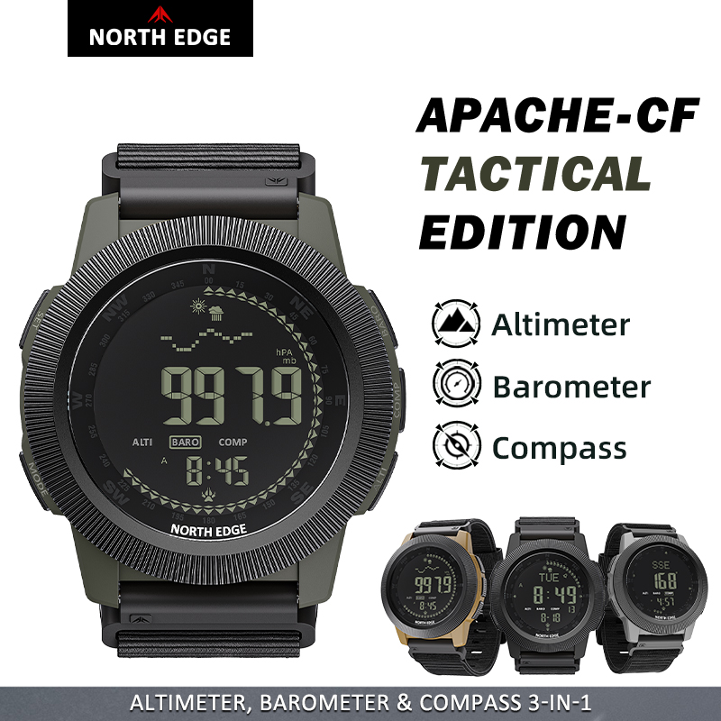 NORTH EDGE APACHE-CF Men Digit - огляд і ціна Altimeter Compass Watch