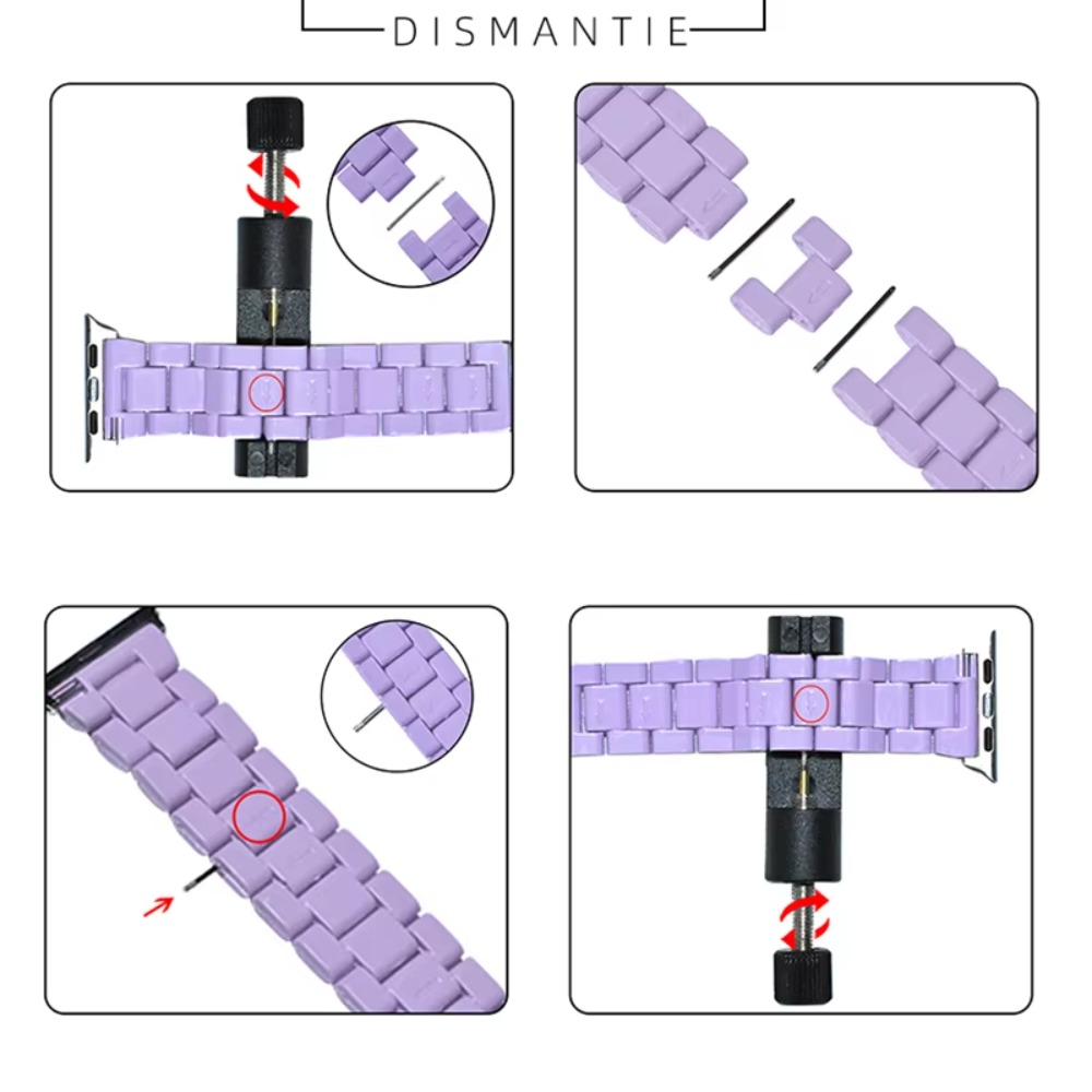 Clear Resin Three-Link Band wi - огляд і ціна Smartwatch Watches Price