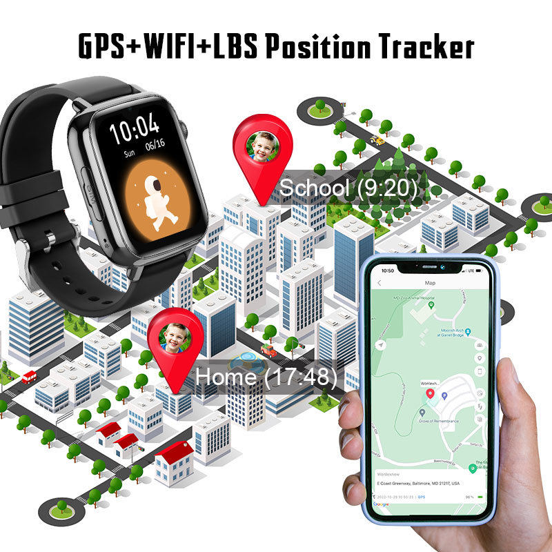 Wonlex KT34 Children's Smart W - огляд і ціна Smartwatch Watches For Kids With Gps