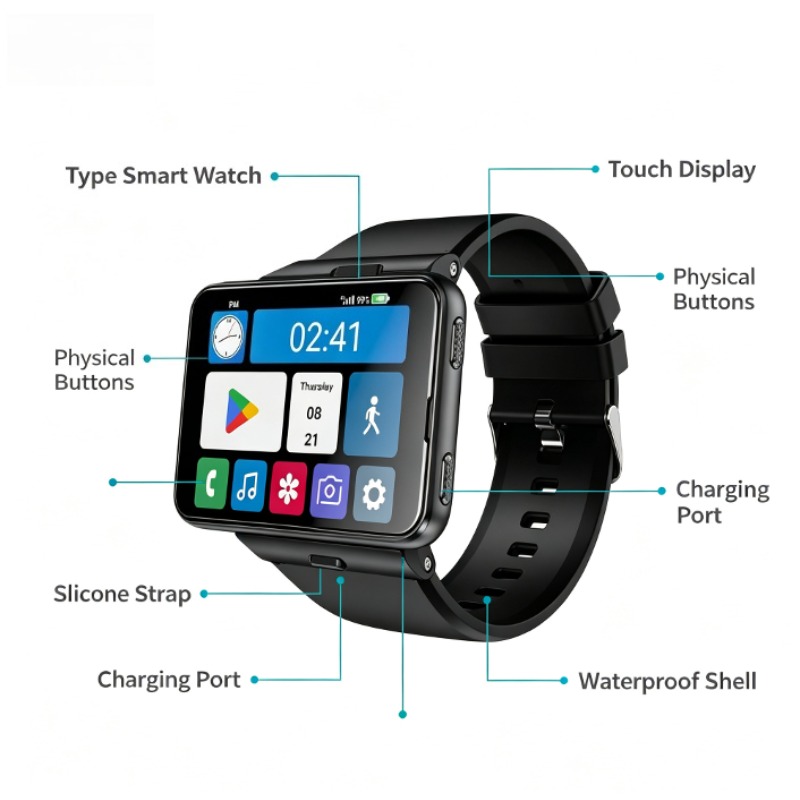 S999 Plus Smart Watch, 4G Andr - огляд і ціна Smartwatch Watches For Women With Gps