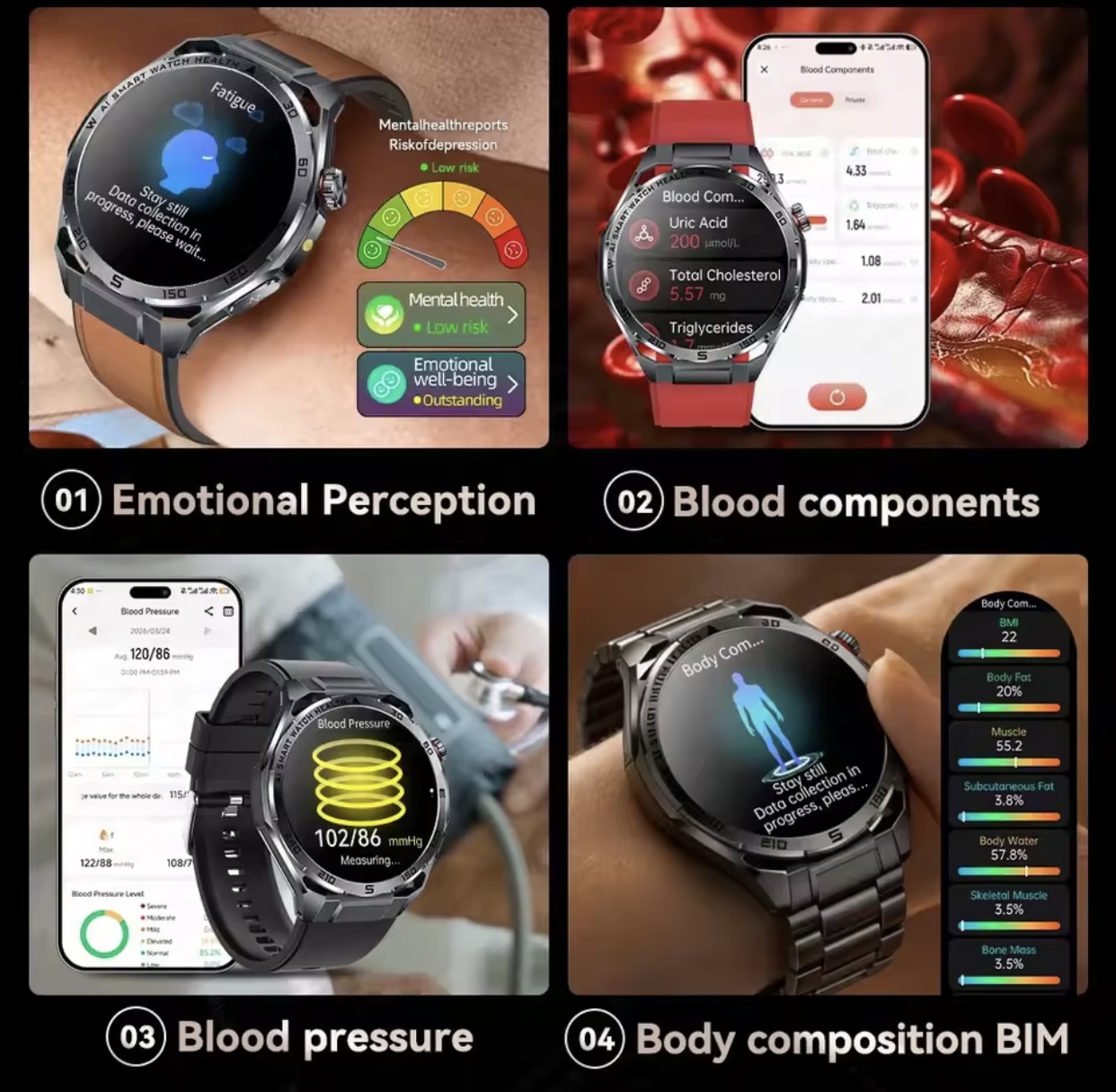 ECG High-end Health Smart Watc - огляд і ціна Watches Ladies Smartwatch