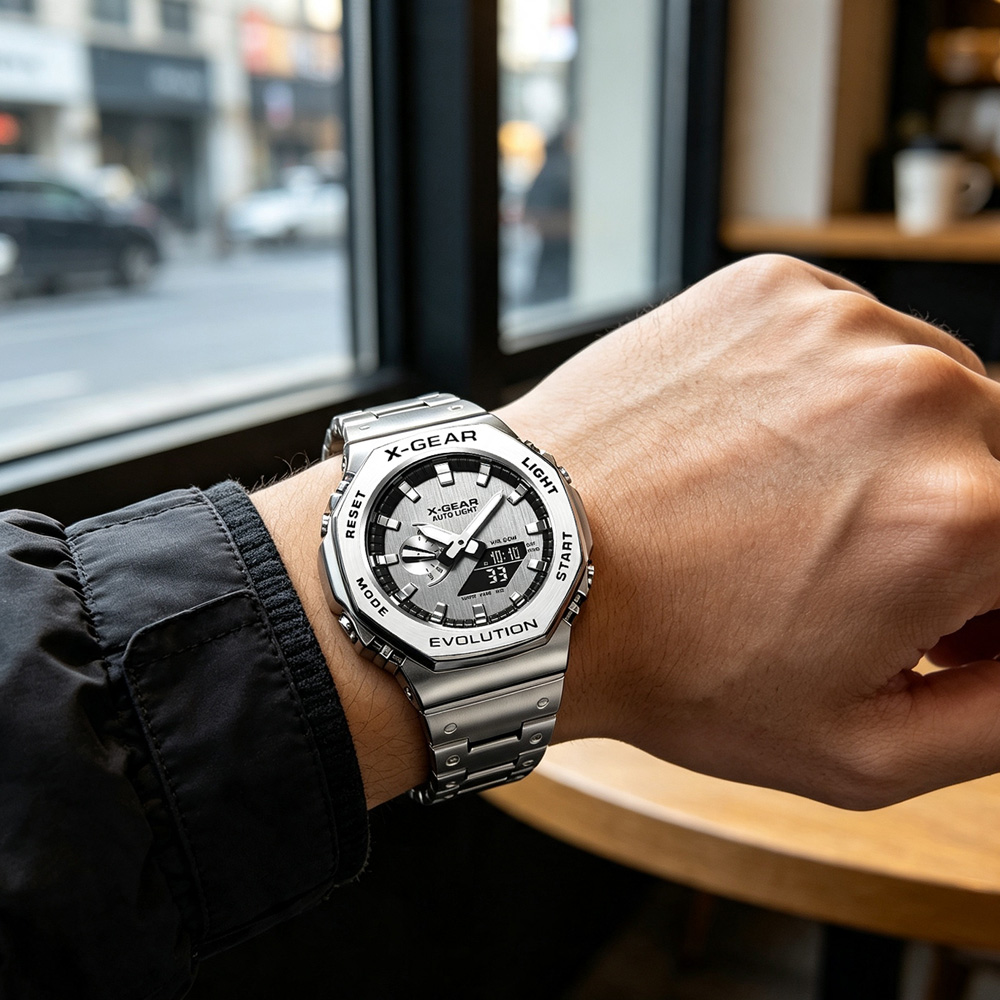 X-GEAR Dual Display Digital Sp - огляд і ціна Smartwatch Watches Price