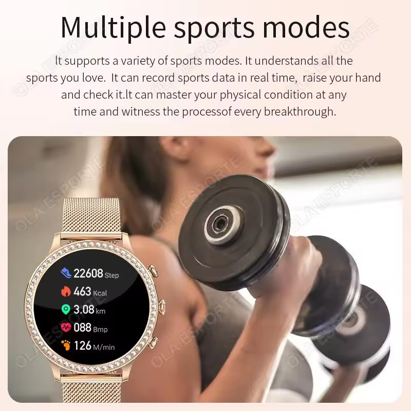Elegant Ladies' Smartwatch Blu - огляд і ціна Smartwatch Watches For Girls